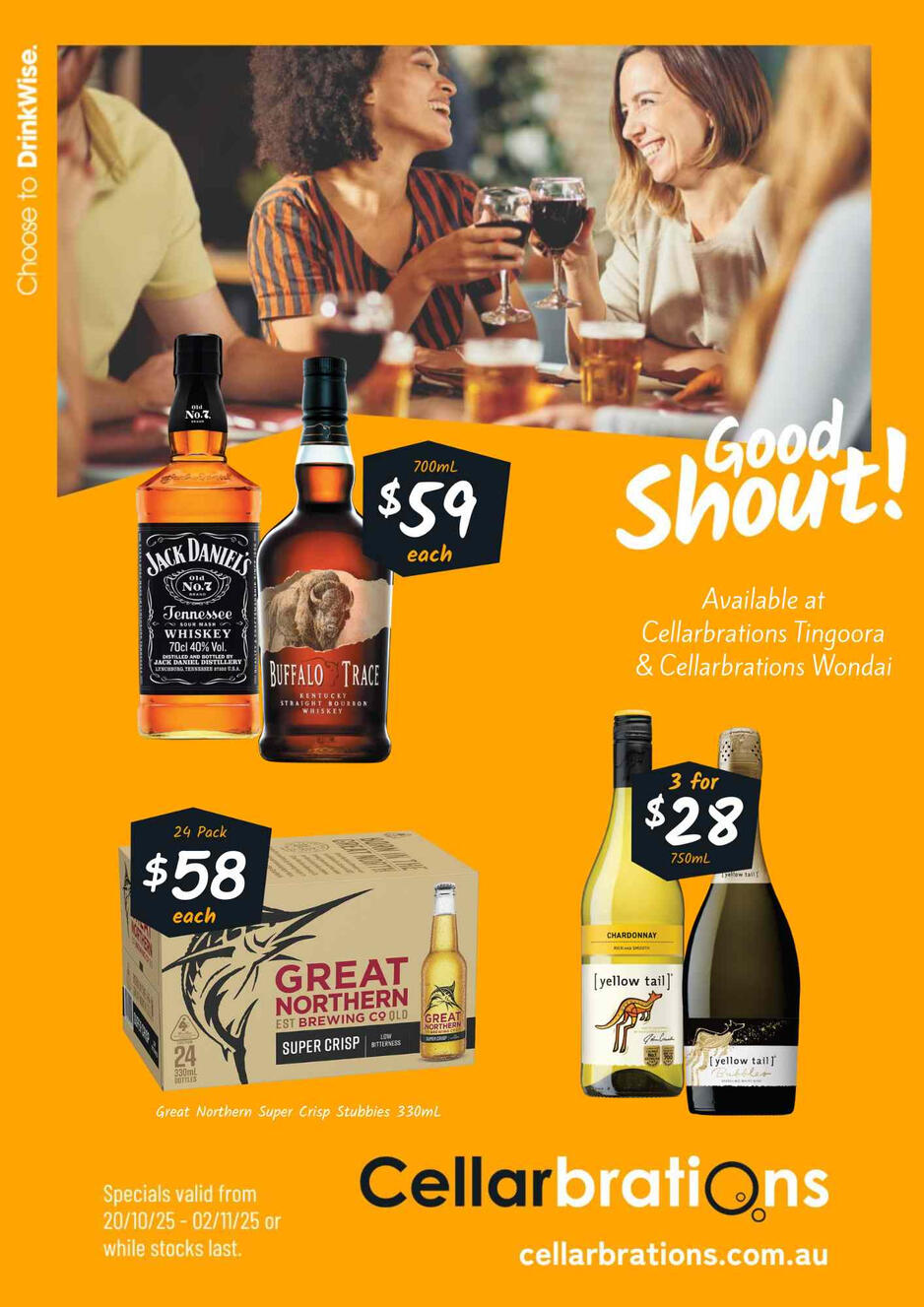 Cellarbrations Tingoora Wondai Bottleshop Specials Cellarbrations Tingoora Wondai Bottleshop Specials available until 19th October 2025.